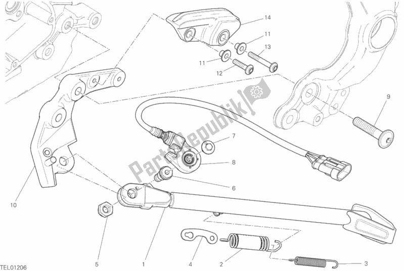 Toutes les pièces pour le Supporter du Ducati Scrambler Desert Sled Thailand USA 803 2020